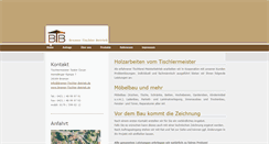 Desktop Screenshot of bremer-tischler-betrieb.de